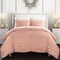 Chic Home Kleia 7 or 5 Piece Comforter Set Contemporary Striped Ruched Ruffled Design Bed in a Bag